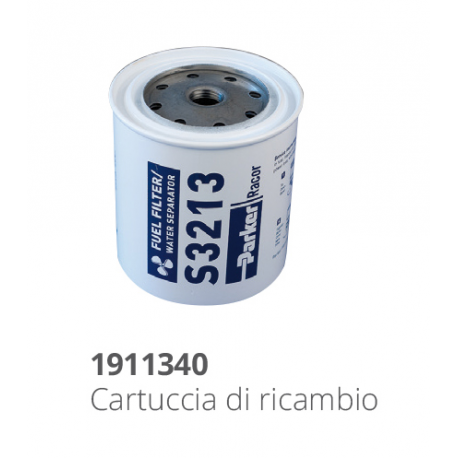 Filtro benzina con separatore 200-406 l/h