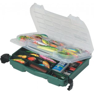 Valigetta Plastica Panaro a 2 ripiani a scomparti porta accessori pesca