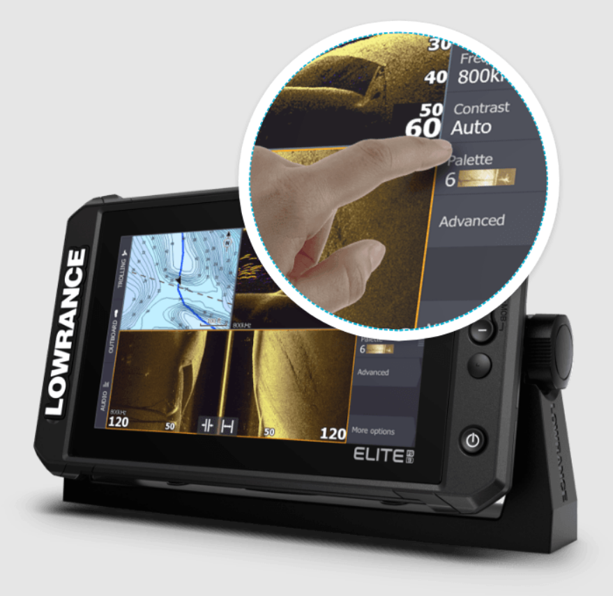 Ecoscandaglio con GPS cartografico LOWRANCE Elite 7 o 9 FS - Ship Leader -  Accessori per la nautica